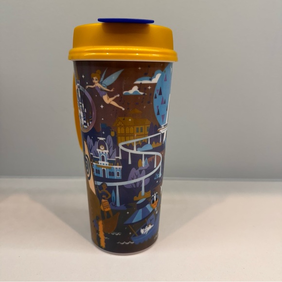 Disney World 50th Anniversary Refillable Mug Mickey Minnie Resort Cup Excellent - Picture 2 of 8